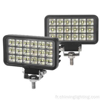 Camion UTV ATV 4,3 pouces carrés LED de conduite Lumière 27W LED OFF ROTAL ÉCLAIRAGE